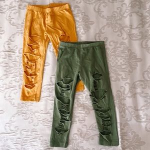 Set of 2 Distressed Old Navy Leggings